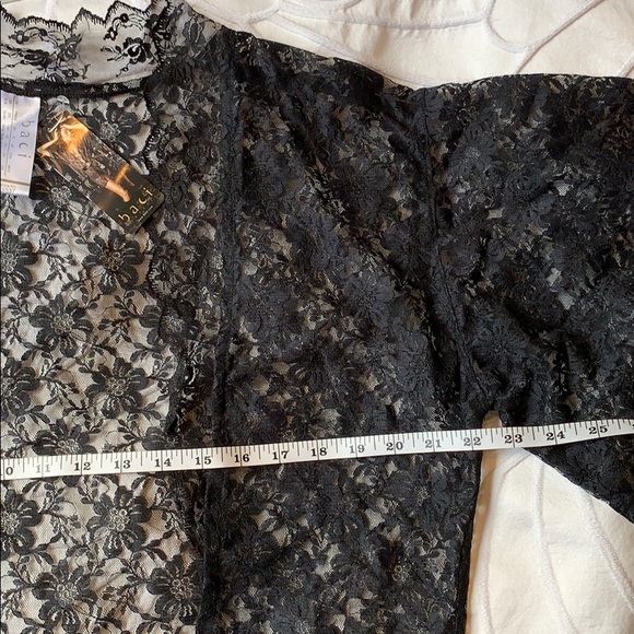 Baci Sexy Black Lace Kimono 🌺 - Picture 6 of 9